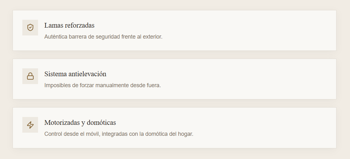 Persiana motorizadas - Chalets en San Fernando de Henares<br />
