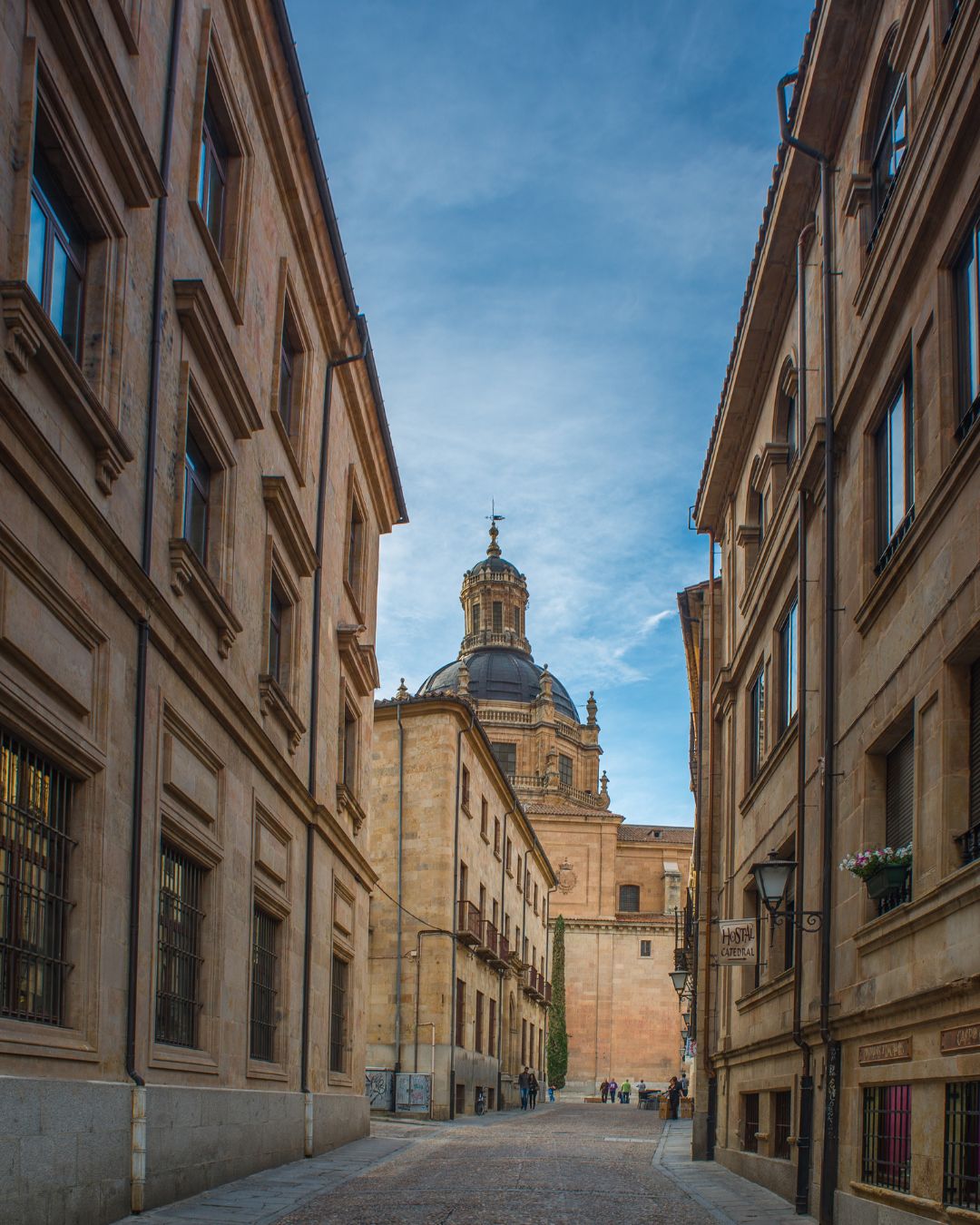 Calle del casco histórico de Salamanca